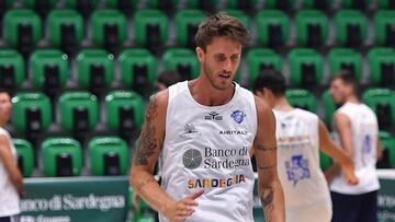 Achille Polonara, con el Dinamo Sassari.