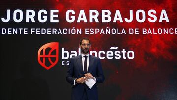 Jorge Garbajosa, presidente de la FEB.