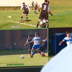 Así actuó el VAR para cobrar un penal en el clásico juvenil UC -Colo Colo