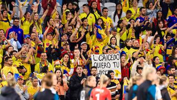 Masiva asistencia de los hinchas de Colombia ante Alemania en el Mundial Femenino 2023.