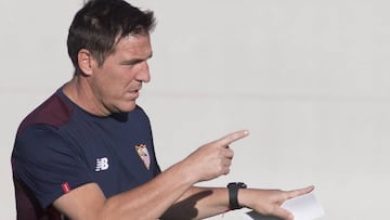 Berizzo, entrenador del Sevilla.