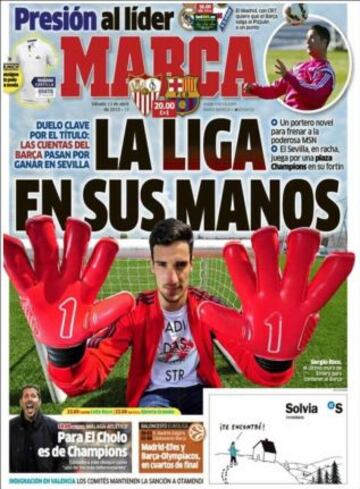 Portadas de la prensa deportiva