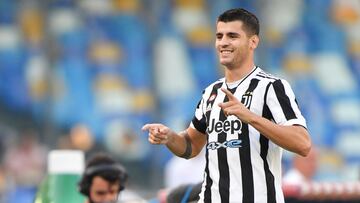 Morata lidera la tranquila goleada de la Juve