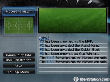 Konami distribuye nuevas capturas de Pro Evolution Soccer 2008 en Playstation 2