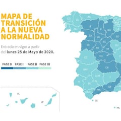 Madrid y Barcelona pasan a la fase 1; y a la fase 2 Galicia, Aragón, Extremadura, País Vasco...