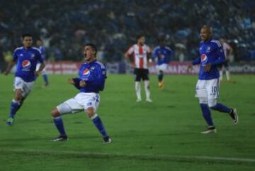 Millos ganó ante Junior en Bogotá. El fin de semana visita a Envigado sin Elkin Blanco, que completó cinco amarillas.