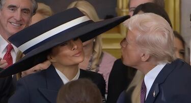 El ‘look’ de Melania en la toma de posesión de Trump inunda las redes de memes 