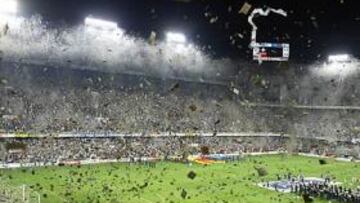 <b>ESCENARIO. </b>Mestalla se dividirá en dos. La zona norte para el Barça y la sur para el Madrid.