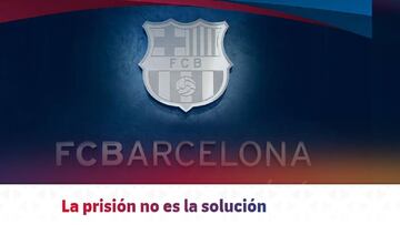 El Bar?a sobre la sentencia: "La prisi¨®n no es la soluci¨®n"