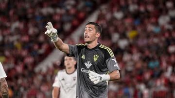 Mariño: “Creo que he hecho un buen partido, aunque me metieran cuatro goles”