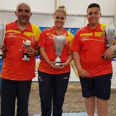 Jordi Martínez y Carolina Pascual, campeones de España de Petanca