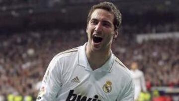 <b>GUERRERO. </b>Higuaín no fue titular en el pasado derbi pero tuvo tiempo marcar su gol.