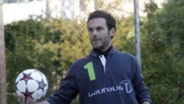 Juan Mata, jugador de la Selección española.