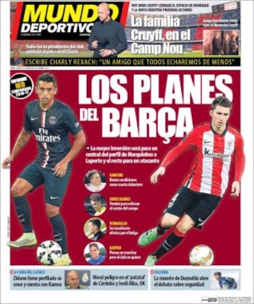 Portadas de la prensa mundial