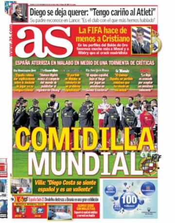 Las portadas de AS de noviembre