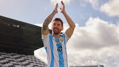 La Albiceleste will wear a 2022 World Cup-inspired new shirt this summer in the United States, where Messi will again lead them.