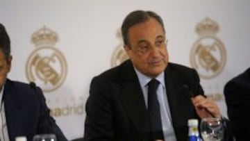 El presidente del Real Madrid, Florentino Pérez.