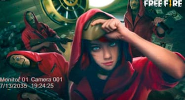 Free Fire tendrá evento relacionado con serie de La Casa de Papel de Netflix