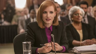 ‘El caso Sloane’, un eléctrico thriller que pone contra las cuerdas al lobby armamentístico