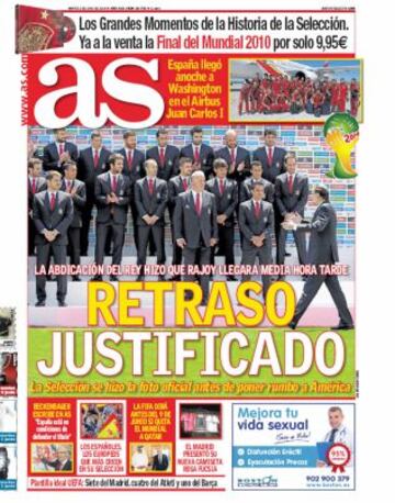 Las portadas de AS de junio