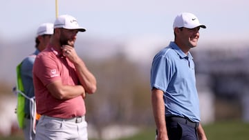 Jon Rahm y Scottie Scheffler, en Arizona.