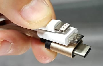 MicroUSB, USB tipo C y Lightning de Apple