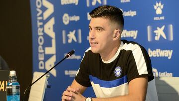 Battaglia, con el Alavés.