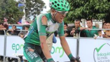 El ciclista sufrió una fuerte caída en la tercera etapa de la Vuelta a Colombia.