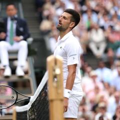 Novak Djokovic, a la estela de Federer tras tropezar con la misma piedra en Wimbledon