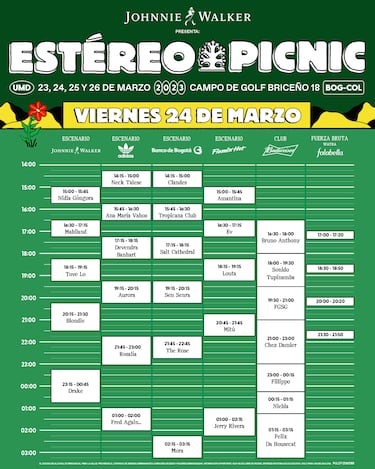 Festival Estéreo Picnic 2023: quién toca cada día, dónde es y lineup de bandas y artistas
