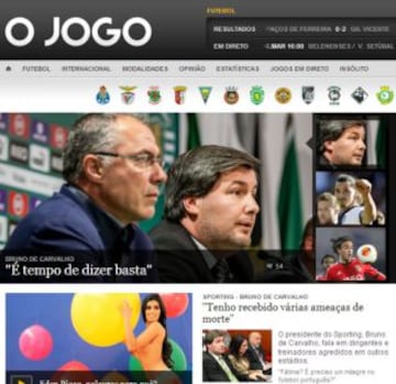 Portadas de la prensa extranjera