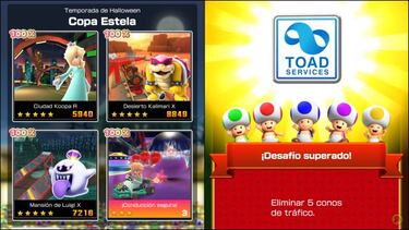 Desafíos Mario Kart Tour: cómo eliminar 5 conos de tráfico