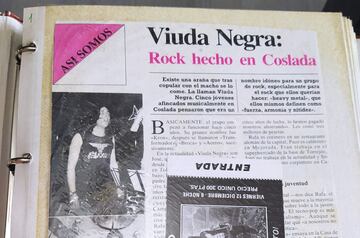 Recortes de prensa de Viuda Negra.