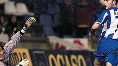 Tristán, Makaay y Luque: gol al cubo