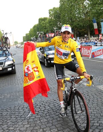 Cogió el liderato del Tour de 2008 en Alpe d'Huez: 'Allí estaban el actor Michael Douglas y una leyenda de la NBA como el técnico Par Riley. Recibí el amarillo de sus manos y forman parte de ese recuerdo. Un sueño'. Para él, conquistar aquella ronda y las