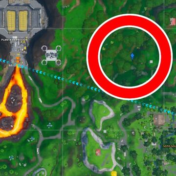 El Fortbyte #11 se encuentra en la zona de la selva cercana a Planta de Presión y Escalones Estivales