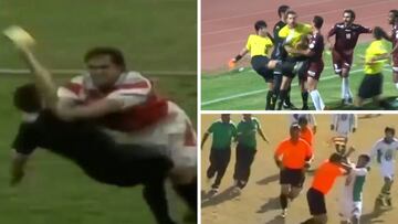 Vergonzoso es quedarse corto: las agresiones mas bestias a los árbitros