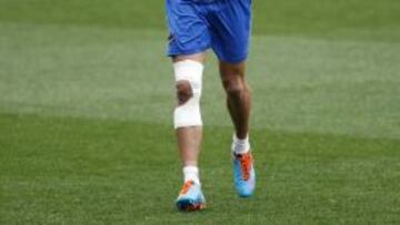 El lateral del Levante Juanfran habló del 'caso Martins'.