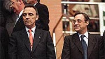 <b>AMIGOS PARA SIEMPRE</b>. A pesar de los últimos enfados de Gaspart, Florentino está seguro de que este sábado compartirán mesa y mantel.