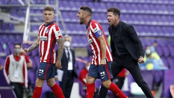 Trippier, en el encuentro ante el Valladolid.