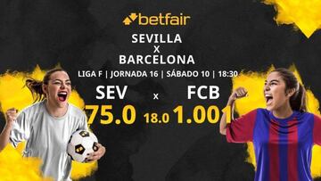 Sevilla FC Femenino vs. FC Barcelona Femenino: horario, TV, estadísticas, clasificación y pronósticos