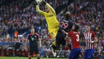 1x1 del Atlético: Saúl y Oblak se agigantan ante el Bayern