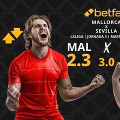 RCD Mallorca vs. Sevilla FC: horario, dónde ver, pronósticos y clasificación