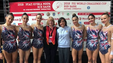 El equipo español.
