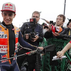 Universo Marc Márquez en el paddock de Motegi