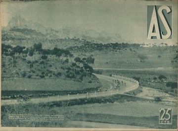 Recorrido por las mejores imgenes de la I Vuelta a Espa?a a travs de la edicin de AS Semanal de 1935.
