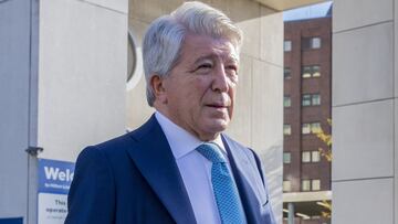 Enrique Cerezo, presidente del Atlético