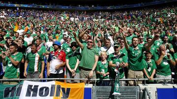La afición irlandesa se gana el cariño de las redes sociales