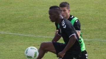 Koné, durante un entrenamiento.