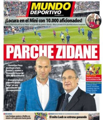 Portadas de la prensa mundial